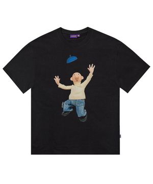 [PAT&MAT] 와우 패트 티셔츠 - 블랙