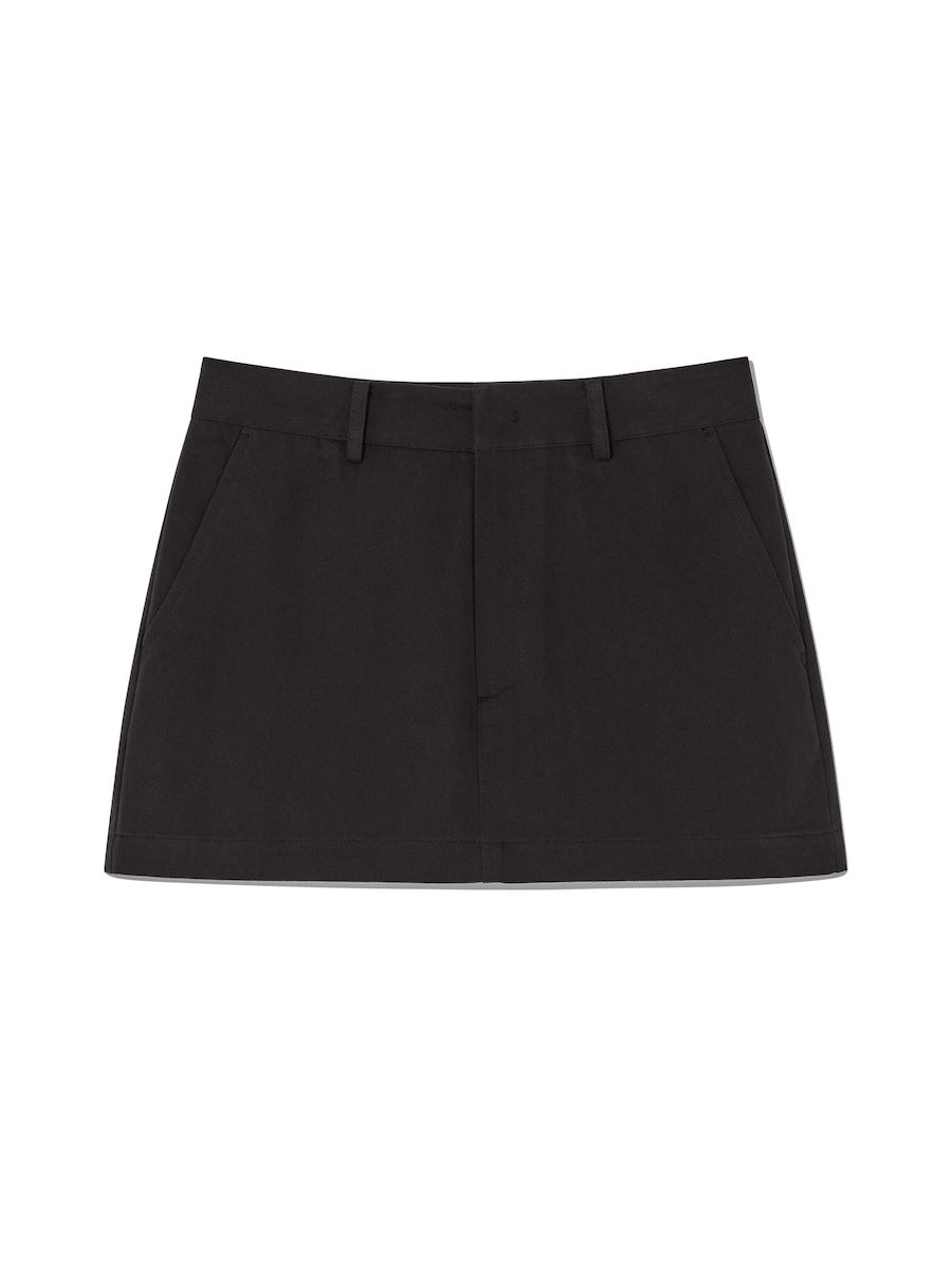 ★ GLOWNY★ G CLASSIC MINI SKIRT BLACK GY23CLASK002 G CLASSIC MINI SKIRT (BLACK) - GLOWNY