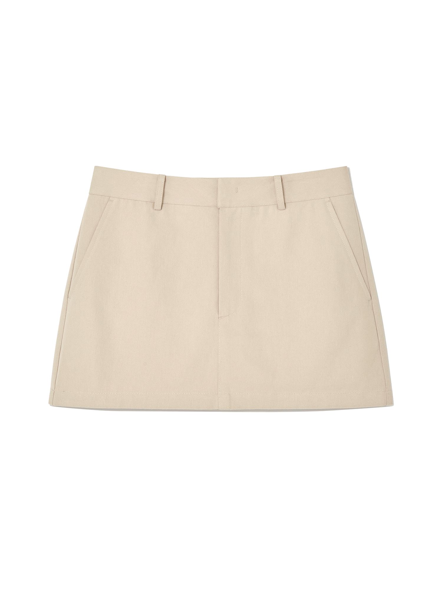 ビッグ割引 MUSINSA公式 (BEIGE) SKIRT MINI COTTON OXFORD GLOWNY | スカート