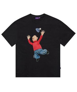 [PAT&MAT] 와우 매트 티셔츠 - 블랙