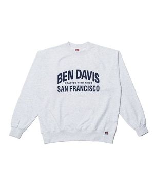 화이트라벨 플로키 로고 스웨트 셔츠 오트밀