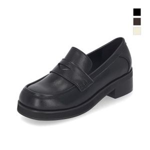 여성 와이드 페니 로퍼