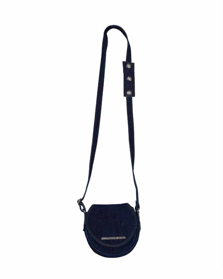 WASHED DENIM MINIBAG (DARK NAVY)