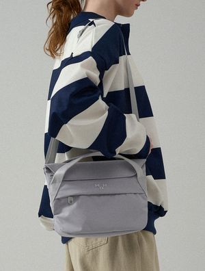 에어리 크로스백 데일리 캐주얼 백  - 스몰 라이트그레이