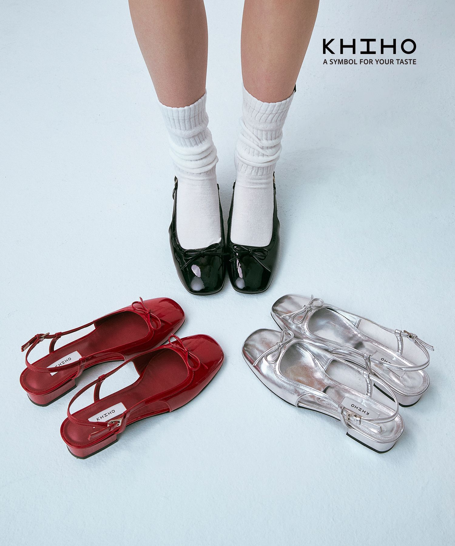 【KHIHO】 BALLERINA SLINGBACK MUSINSA | KHIHO BALLERINA SLINGBACK / BLACK