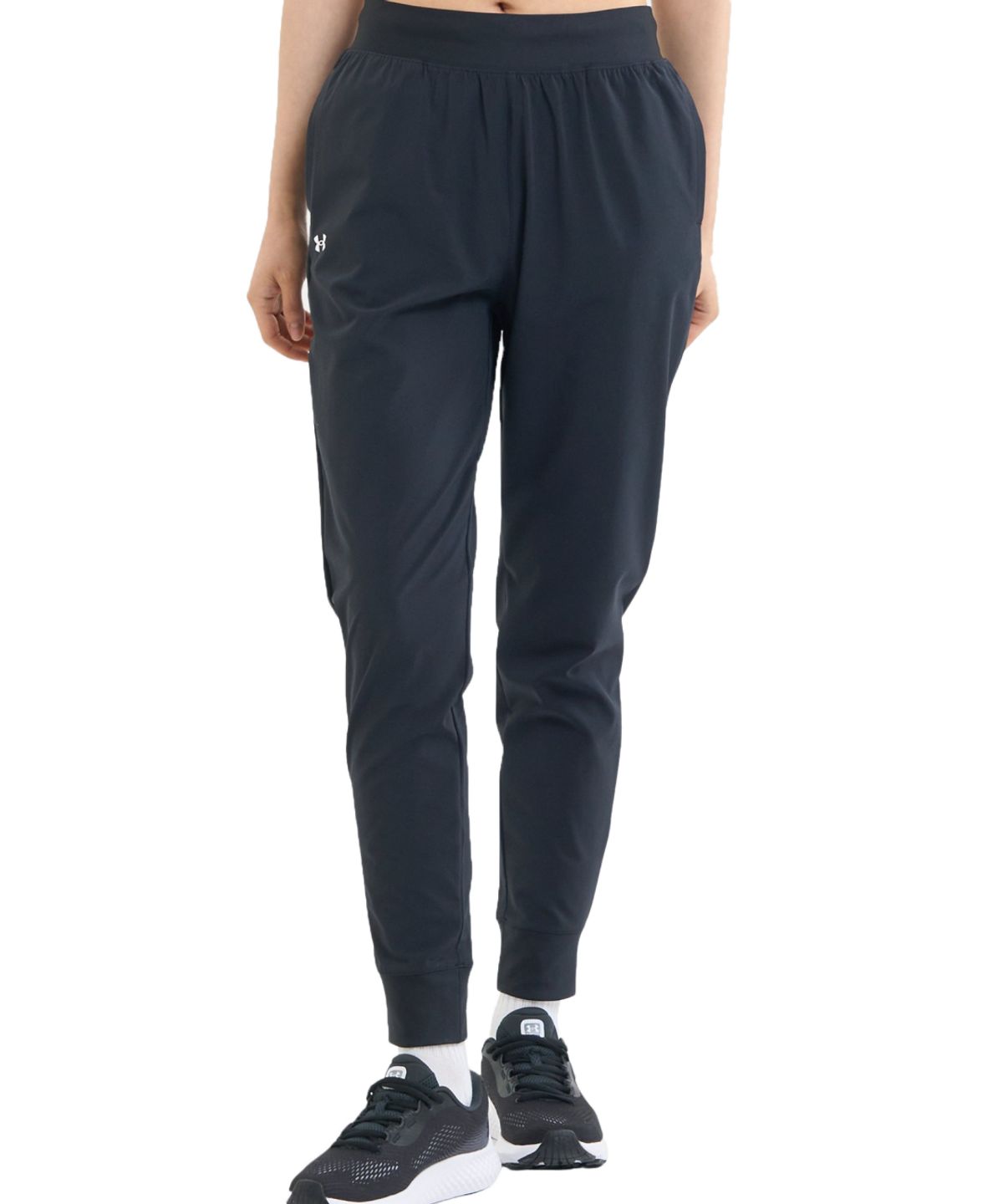 언더아머(UNDERARMOUR) 여성 아머 스포츠 하이라이즈 우븐 팬츠 1382727-001