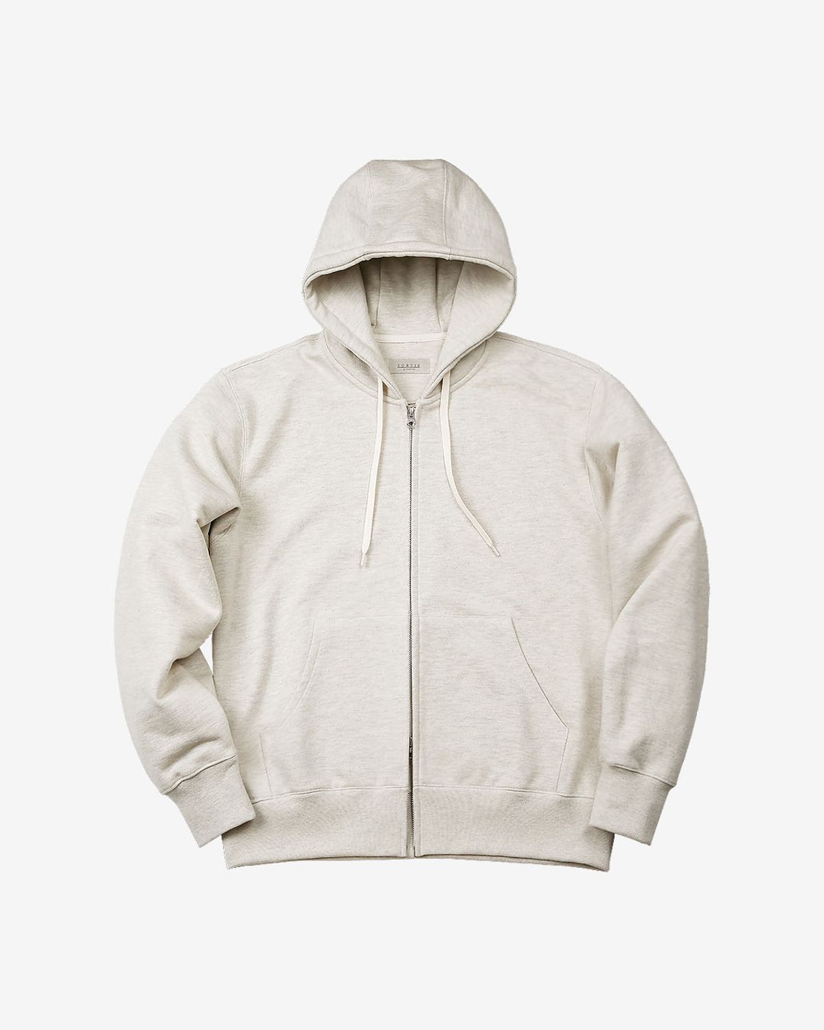 솔티(SORTIE) 2-Way Essential Sweat Hooded zip-up (Oatmeal Melange)