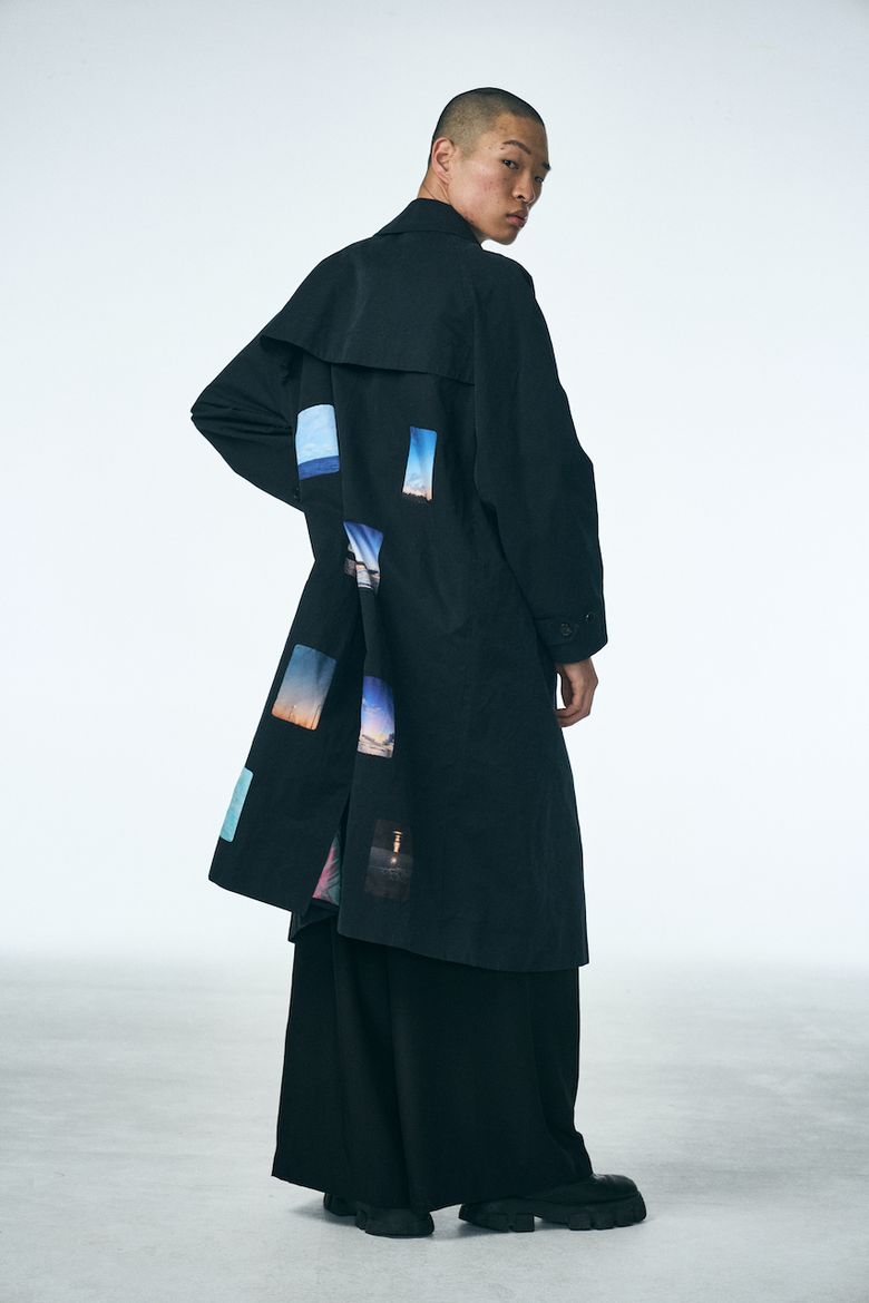 MEMORY TRENCH COAT_NAVY