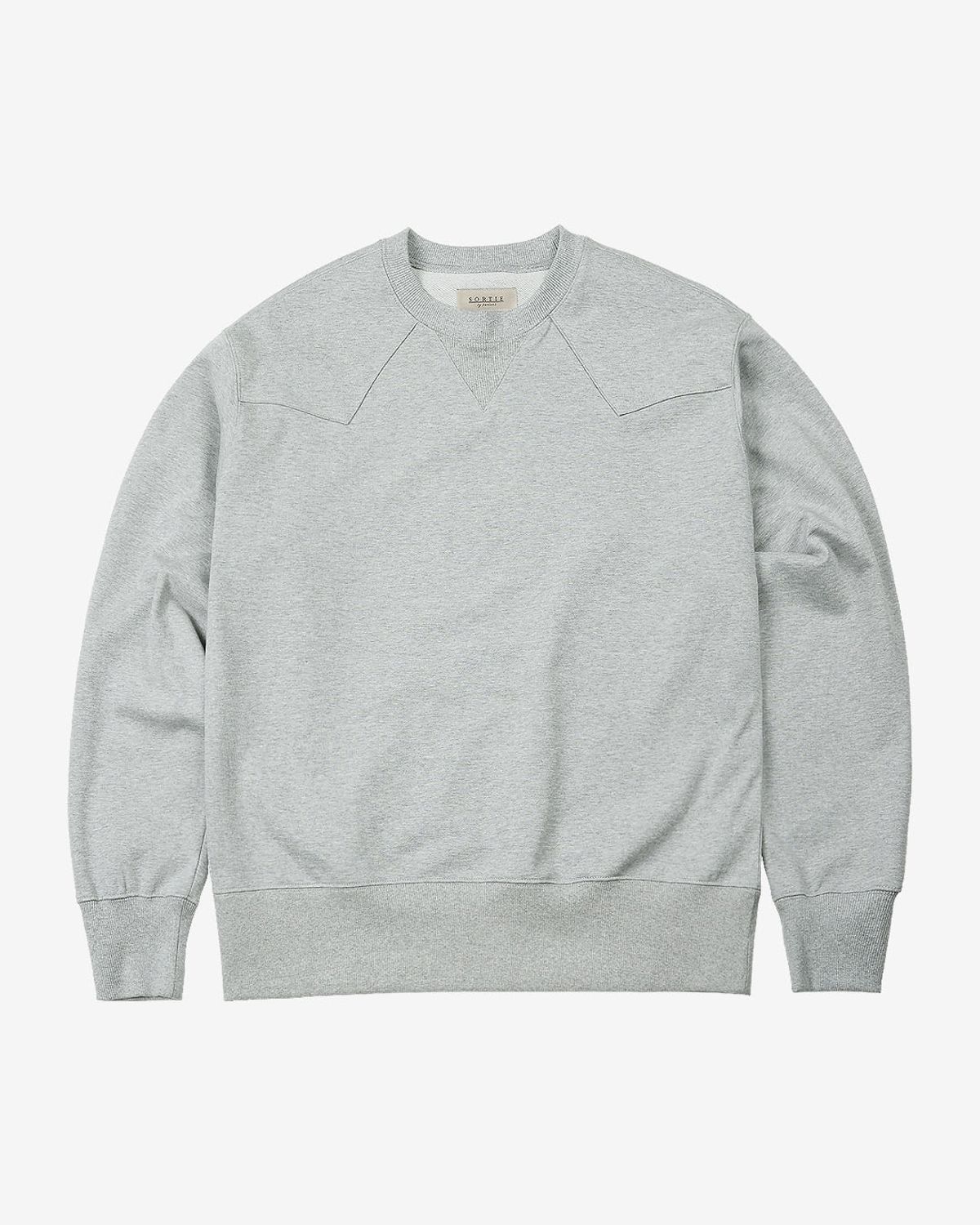 솔티(SORTIE) Western Sweat Shirts (Melange Gray)