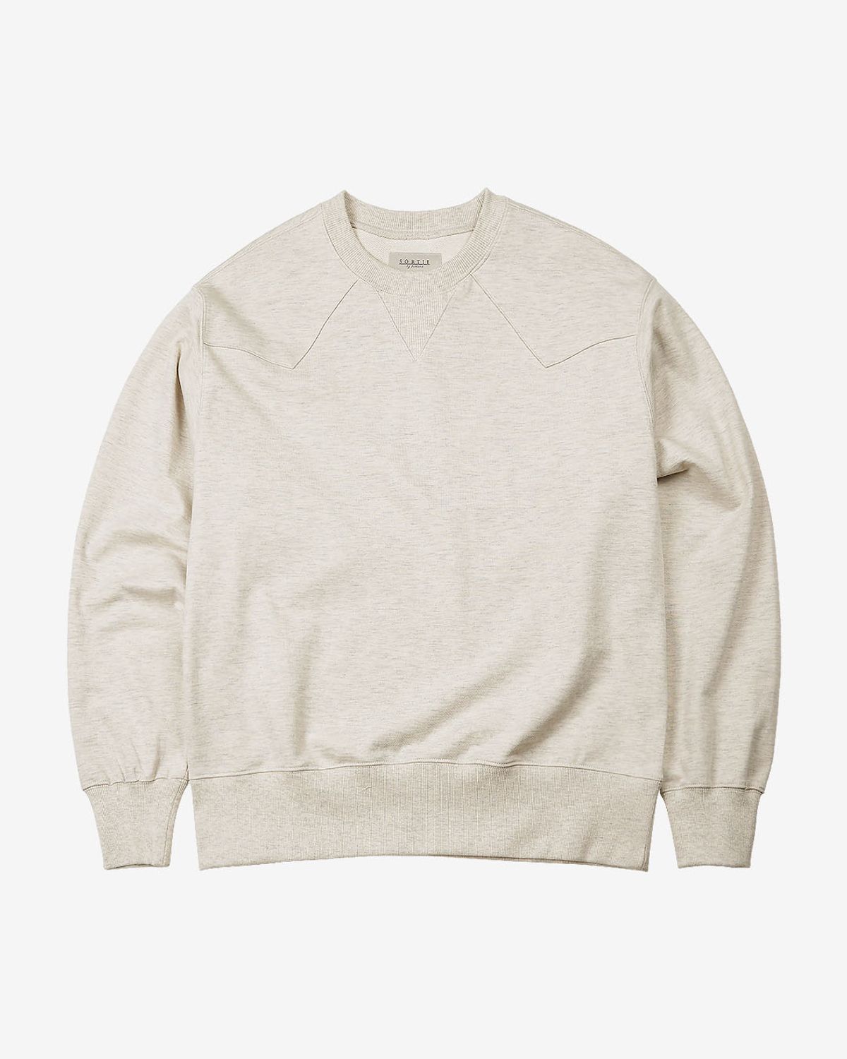 솔티(SORTIE) Western Sweat Shirts (Oatmeal Melange)