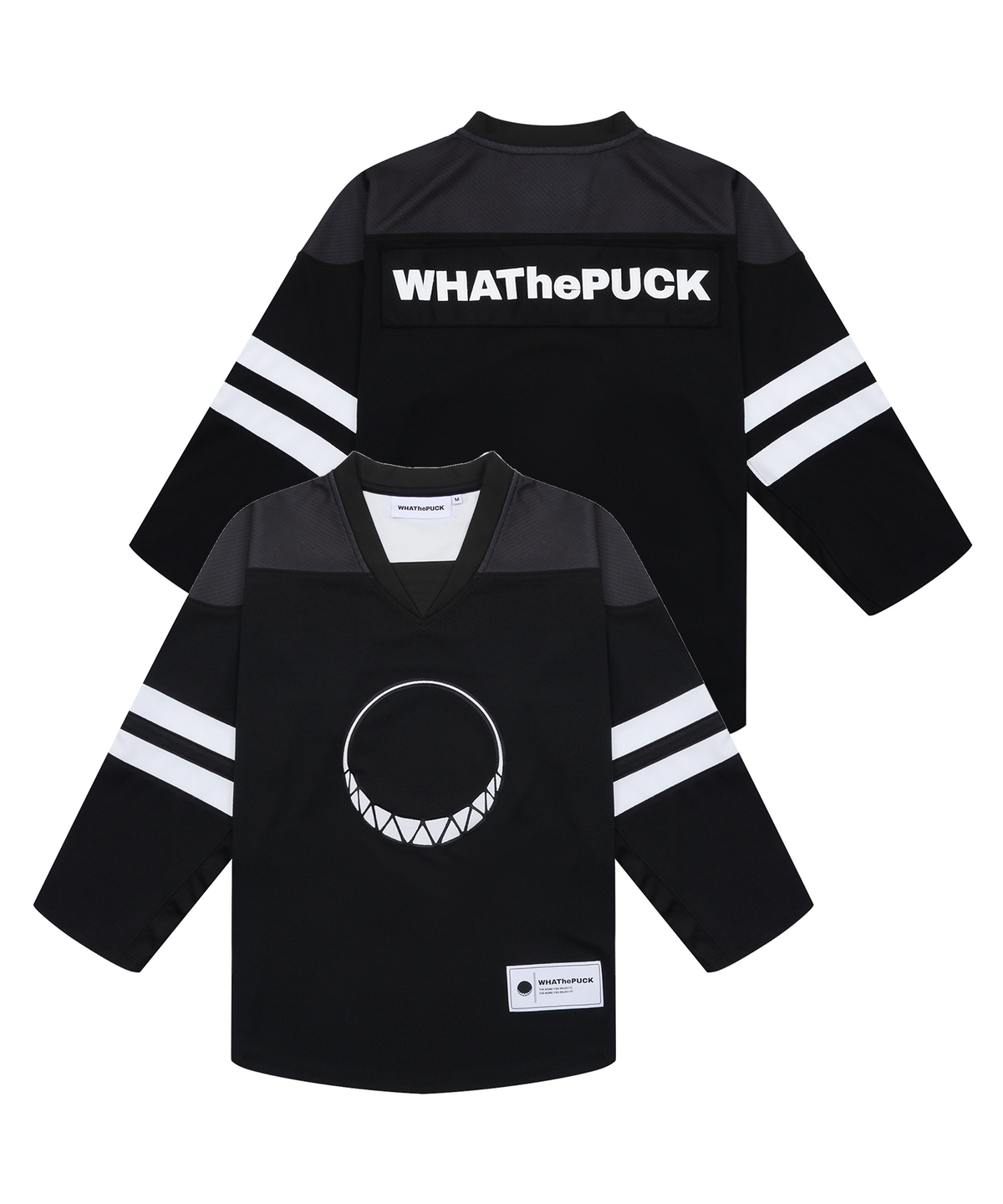 왓더퍽(WHATHEPUCK) 포인트 로고 캐나다 져지