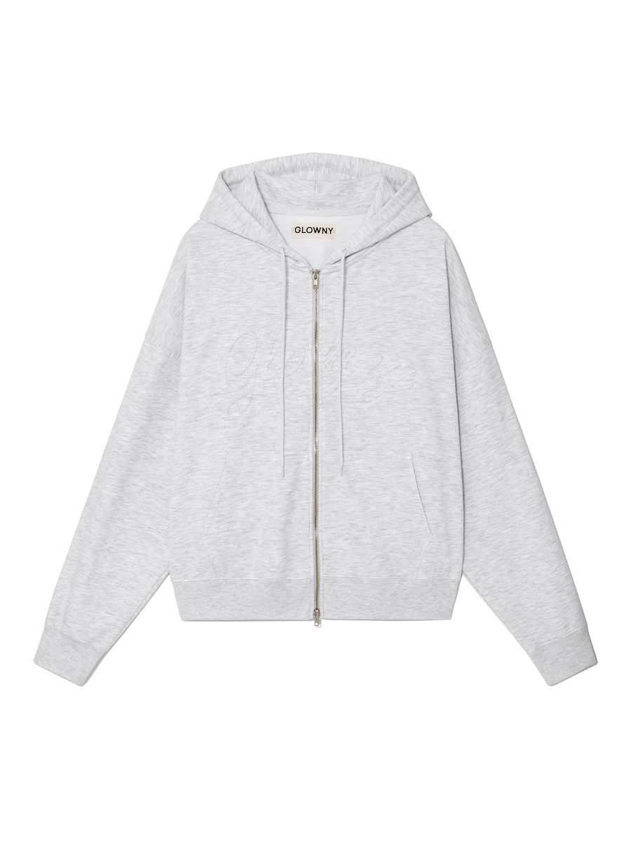 Hoodie Grey White Jordan Zip Up Hoodie MUSINSA GLOWNY JORDAN ZIP