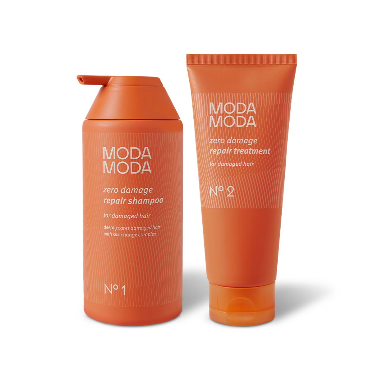 모다모다(MODAMODA) 제로 데미지 리페어 샴푸 500g + 리페어 트리트먼트 200g