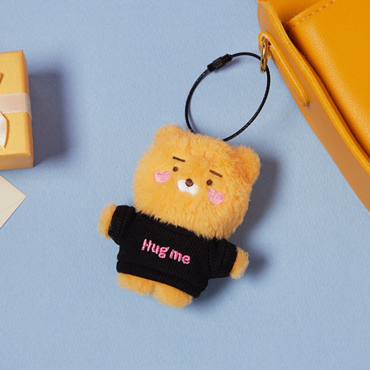 카카오프렌즈(KAKAO FRIENDS) 러브 허그미 포슬 키링인형_리틀라이언