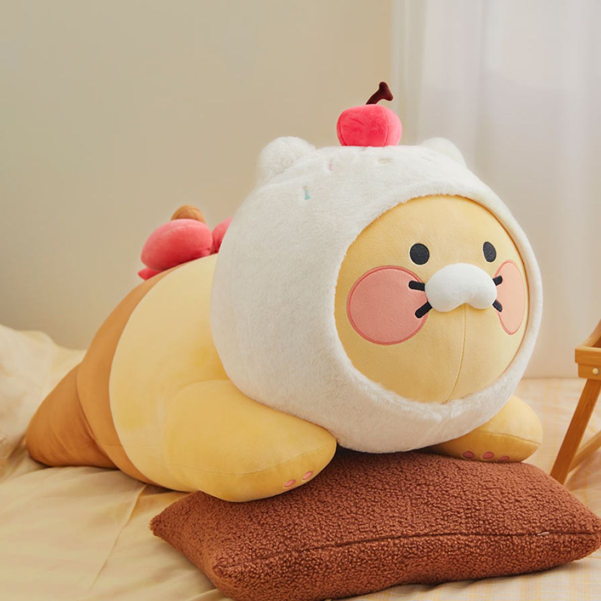 카카오프렌즈(KAKAO FRIENDS) 리본 메가 바디 필로우_춘식이