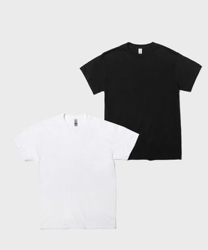 [2PACK] 18수 USA 오버핏 베이식코튼 반팔 티셔츠