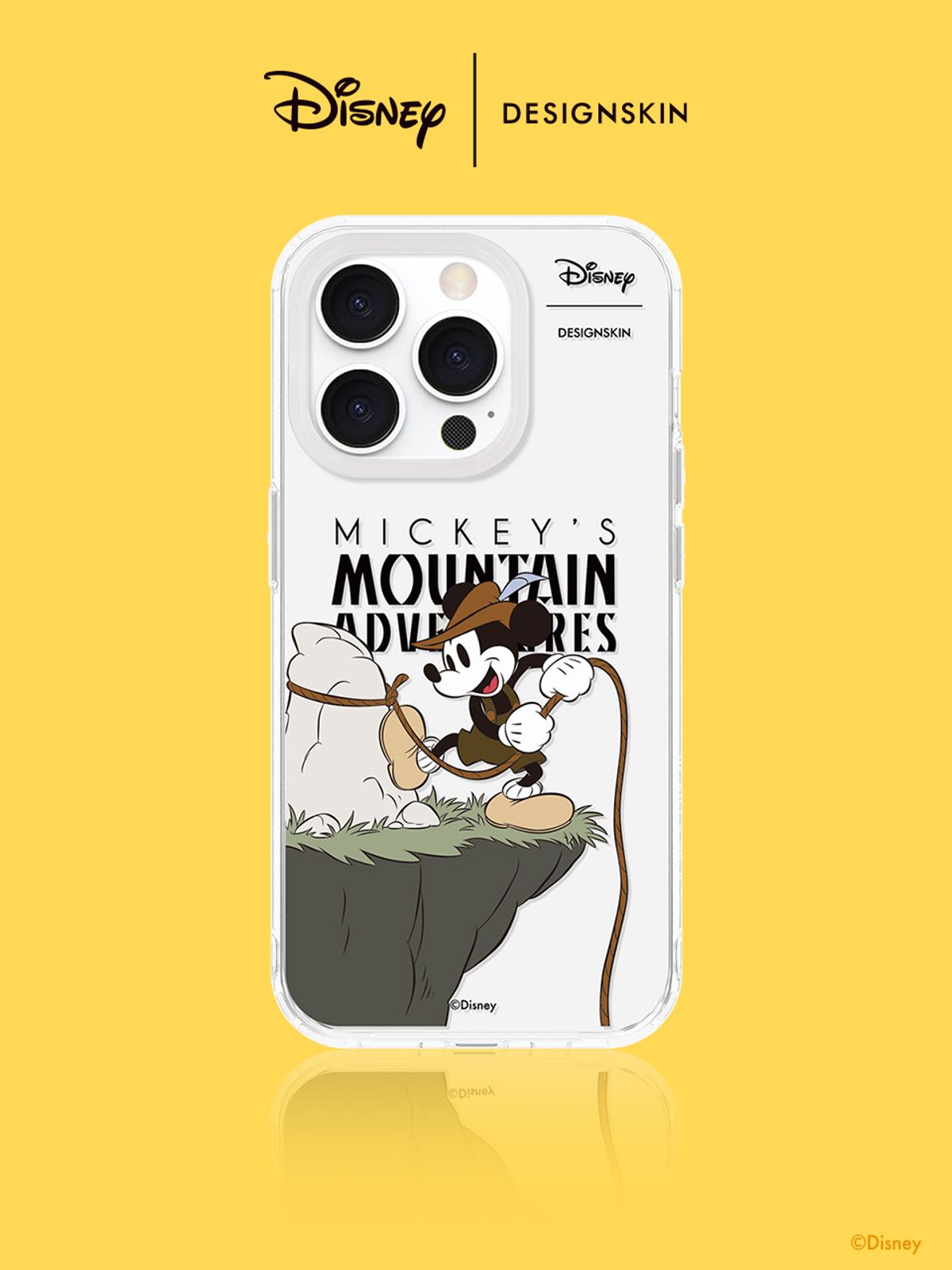 디자인스킨(DESIGNSKIN) [디즈니] 클리어 그래픽 케이스-어드벤처 미키 마우스