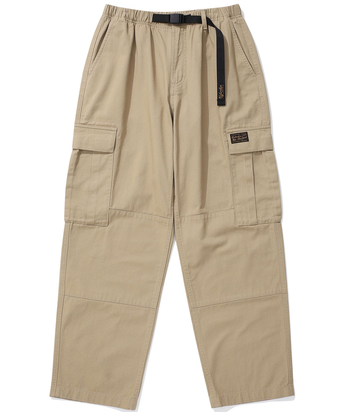 컬럼비아 유니버시티(COLUMBIA UNIVERSITY) SL-LABEL BELTED CARGO COTTON PANTS 헤리티지베이지