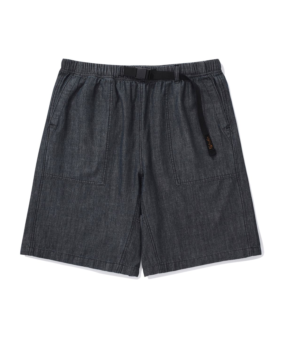 컬럼비아 유니버시티(COLUMBIA UNIVERSITY) SL-LABEL BELTED DENIM SHORTS PANTS 블랙데님