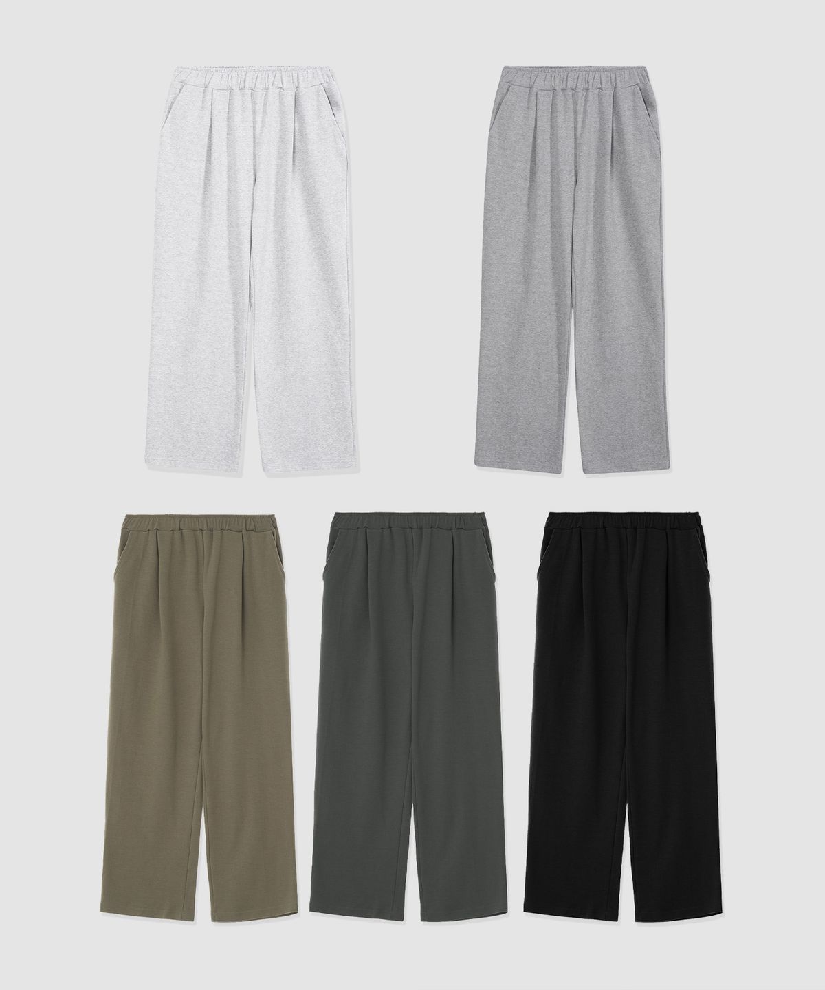 디어스토커(DEARSTALKER) D. BASIC TIDY ONE-TUCK WIDE PANTS - 5 COLOR