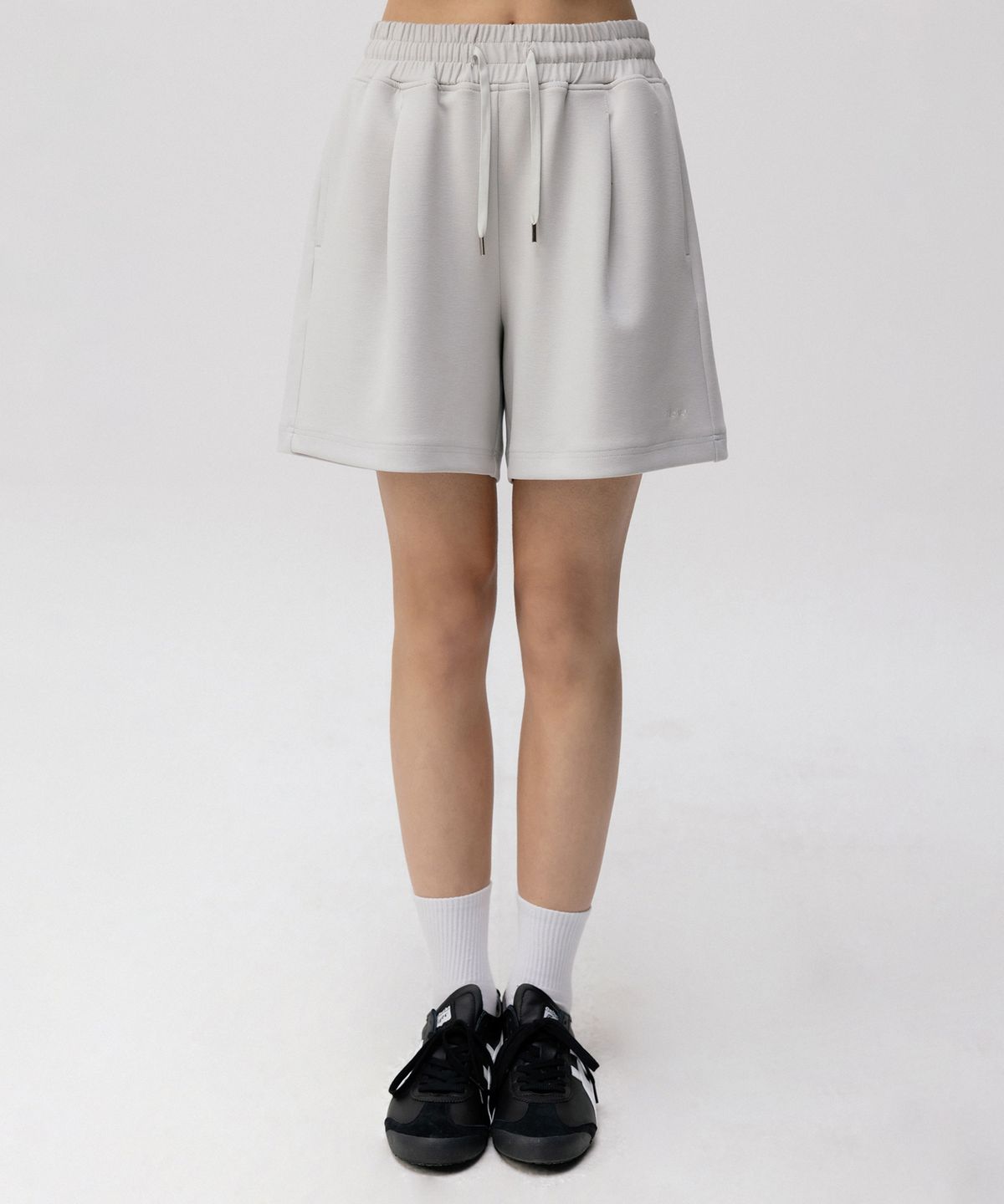 클로브(CLOVE) [24SS clove] Sporty Short Pants_Women (Light Grey)