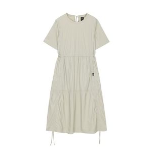 W 액트 티어드 원피스 Light Khaki Beige