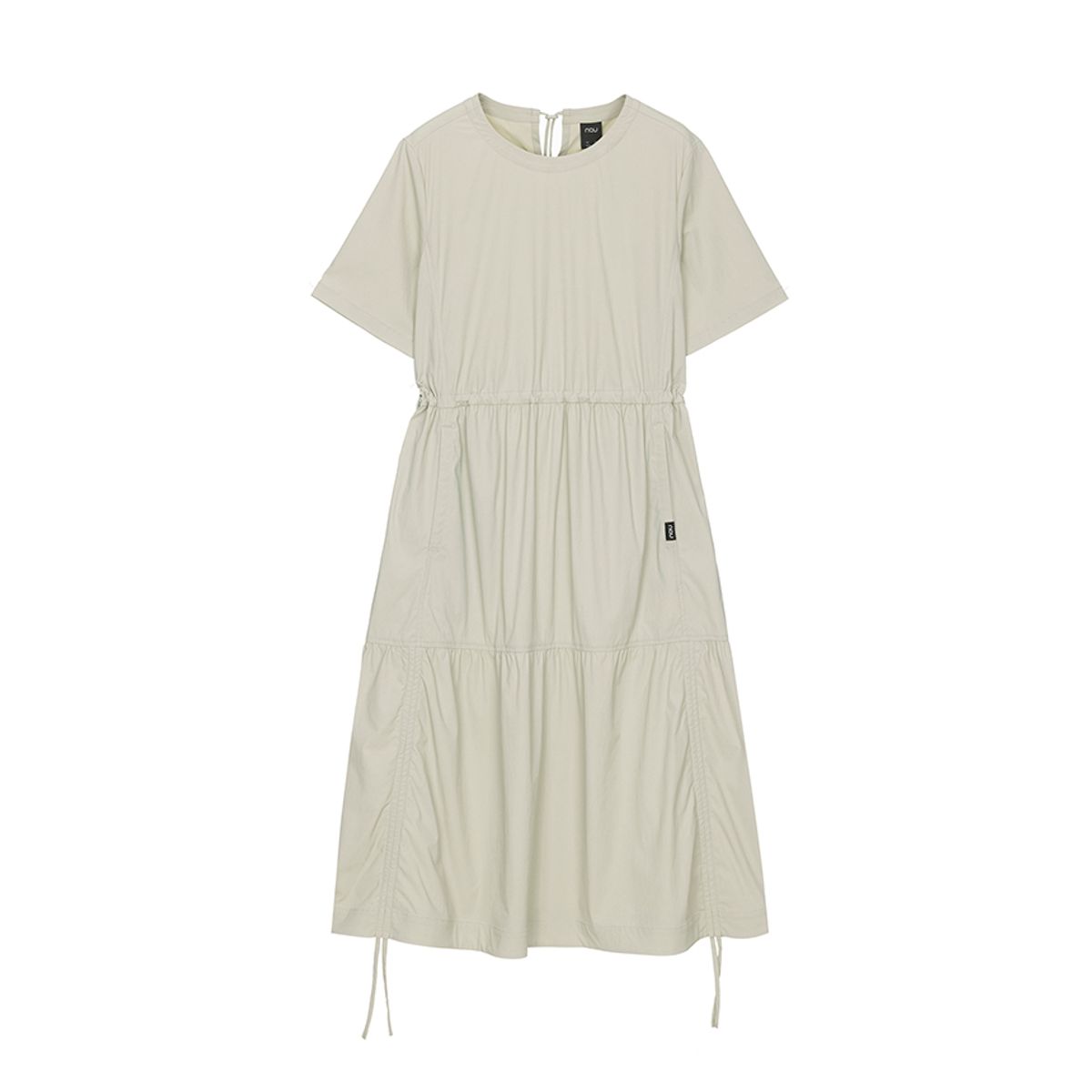 나우(nau) W 액트 티어드 원피스 Light Khaki Beige