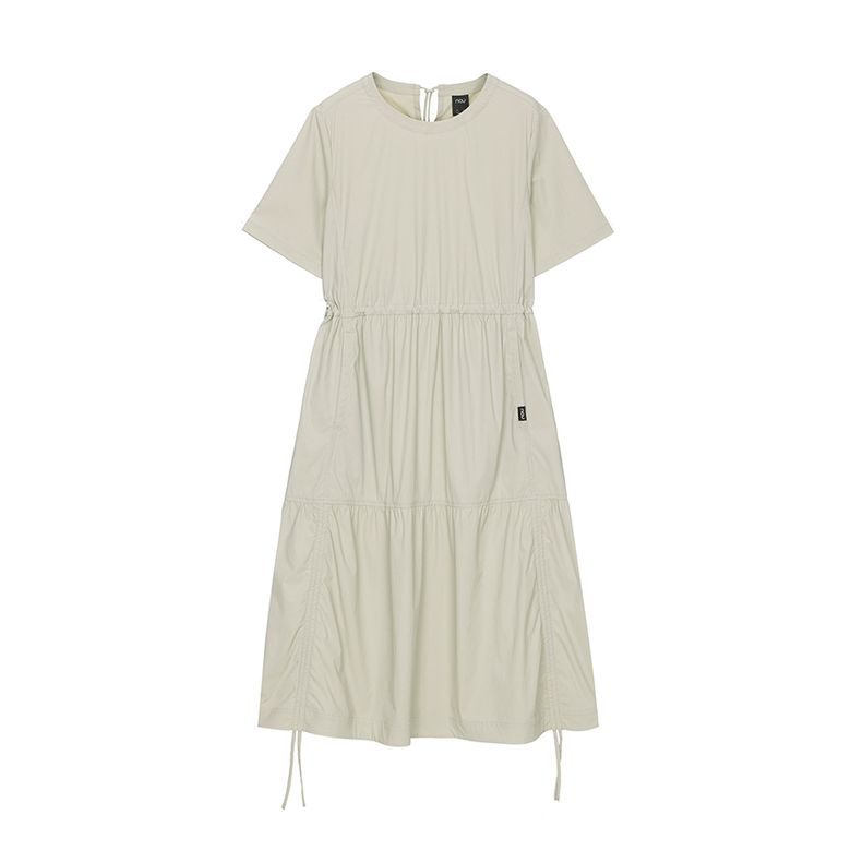 W 액트 티어드 원피스 Light Khaki Beige