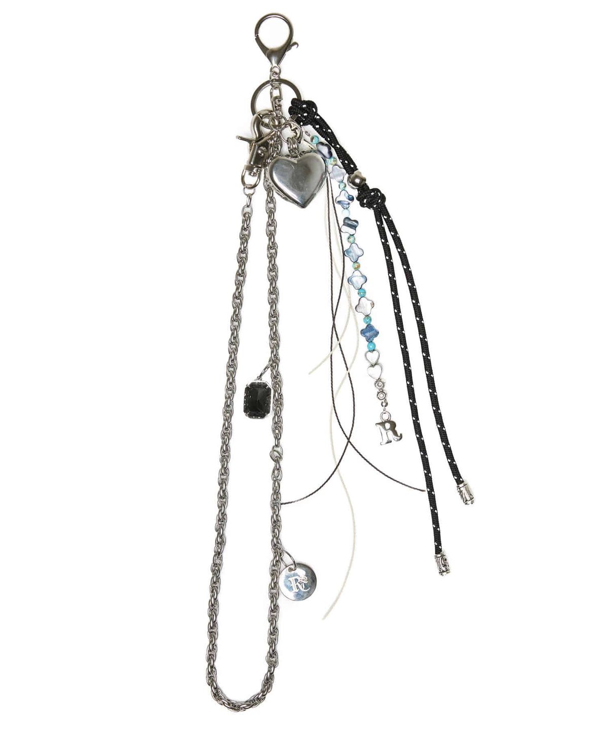 알에스에스씨(RSSC) STEEL ROPE 2WAY KEY CHAIN - BLACK