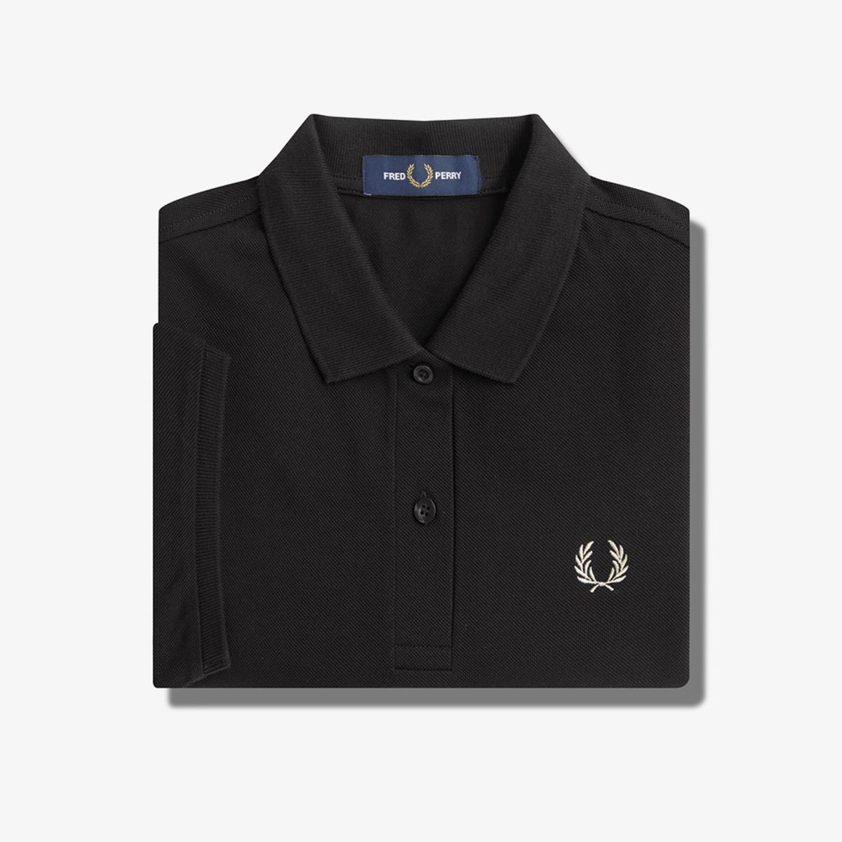 프레드페리(FRED PERRY) [G6000] 여성 플레인 프레드페리 셔츠 - 네이비/샴페인 AFPF2416000-721