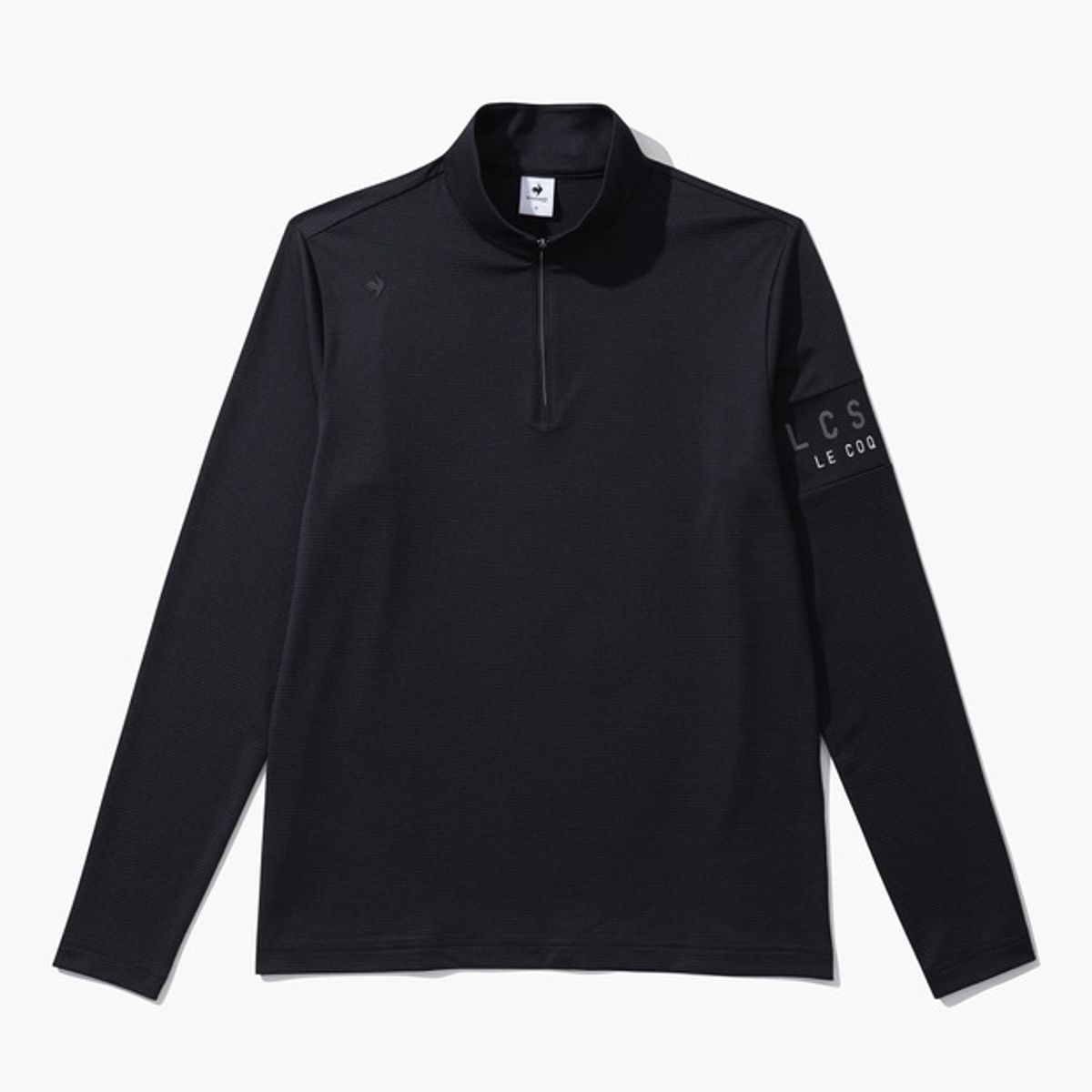 르꼬끄 골프(LECOQ GOLF) 남성 조직감 반집업 티셔츠 (GP121MTL24)