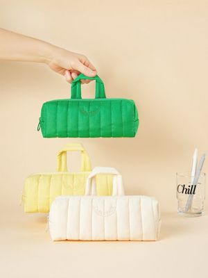 테이블토크 패딩 펜 파우치 (5컬러)_심플 구름 쿠션 필통