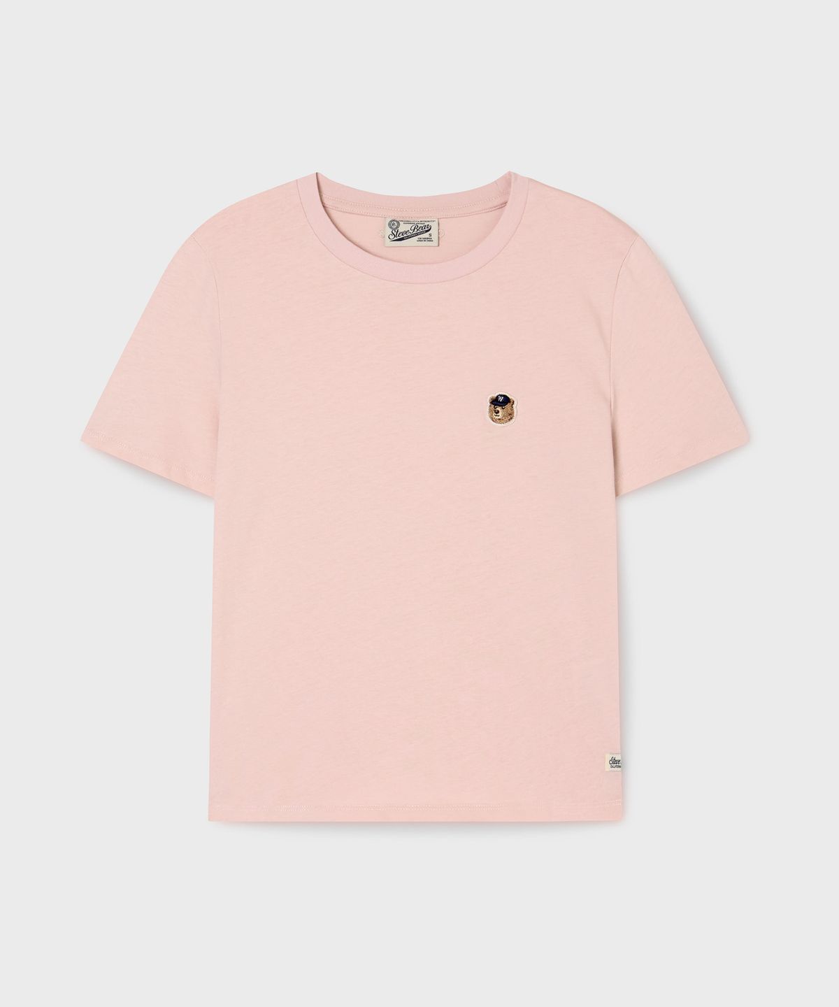 후아유(WHO.A.U) Steve Head Patch T-shirt(Crop Fit) / WHRAG2322F