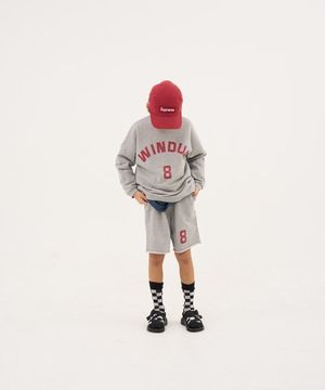 와인드업 오버사이즈 스웻-쇼츠 셋업