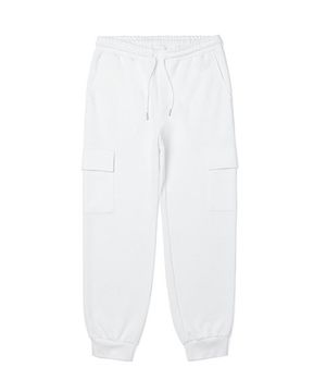 남성 쿠션지 풀밴딩 조거 팬츠 (O-WHITE) (HA4LP20-33)