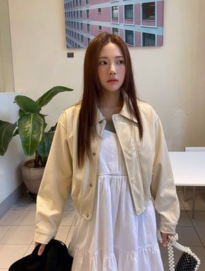 앤튼 밴딩 레더 블루종