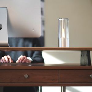 원목 모니터 받침대 선반 싱글 월넛