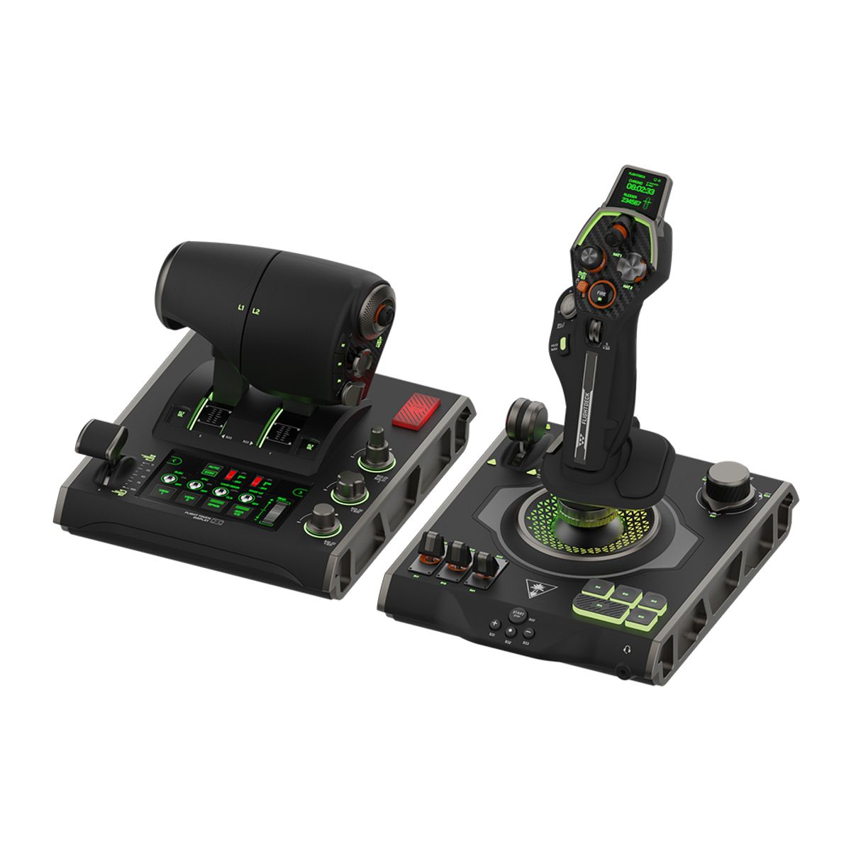 터틀비치(TURTLEBEACH) 벨로시티원 VelocityOne Flightdeck 범용 HOTAS 시뮬레이션 조이스틱 & 스로틀
