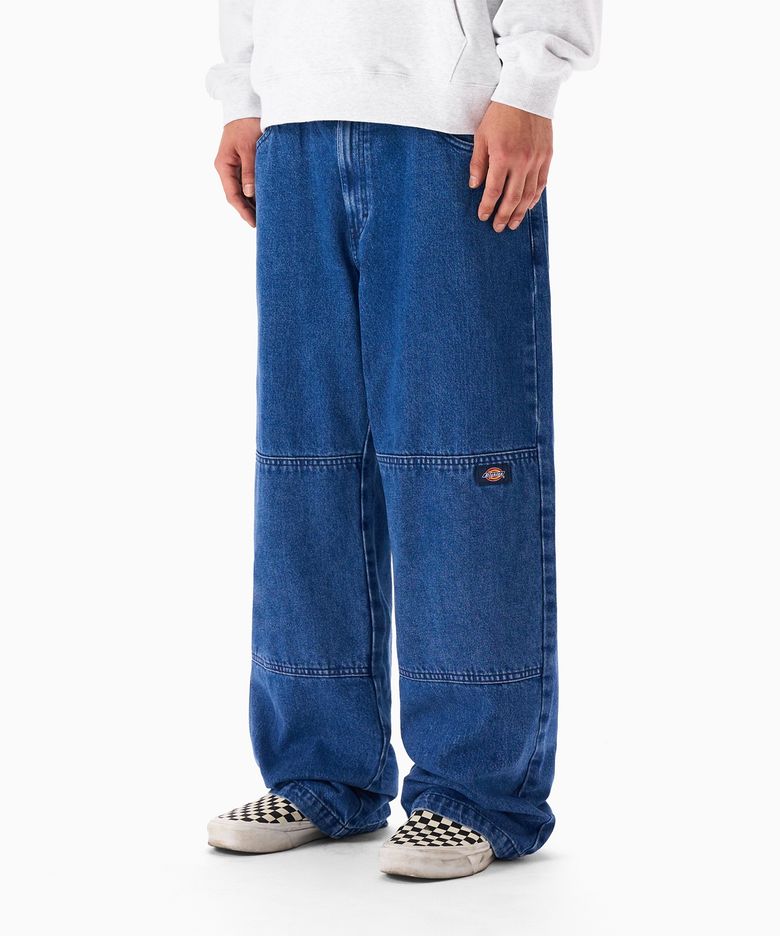더블니 85283 루즈핏 데님팬츠 Vintage Blue