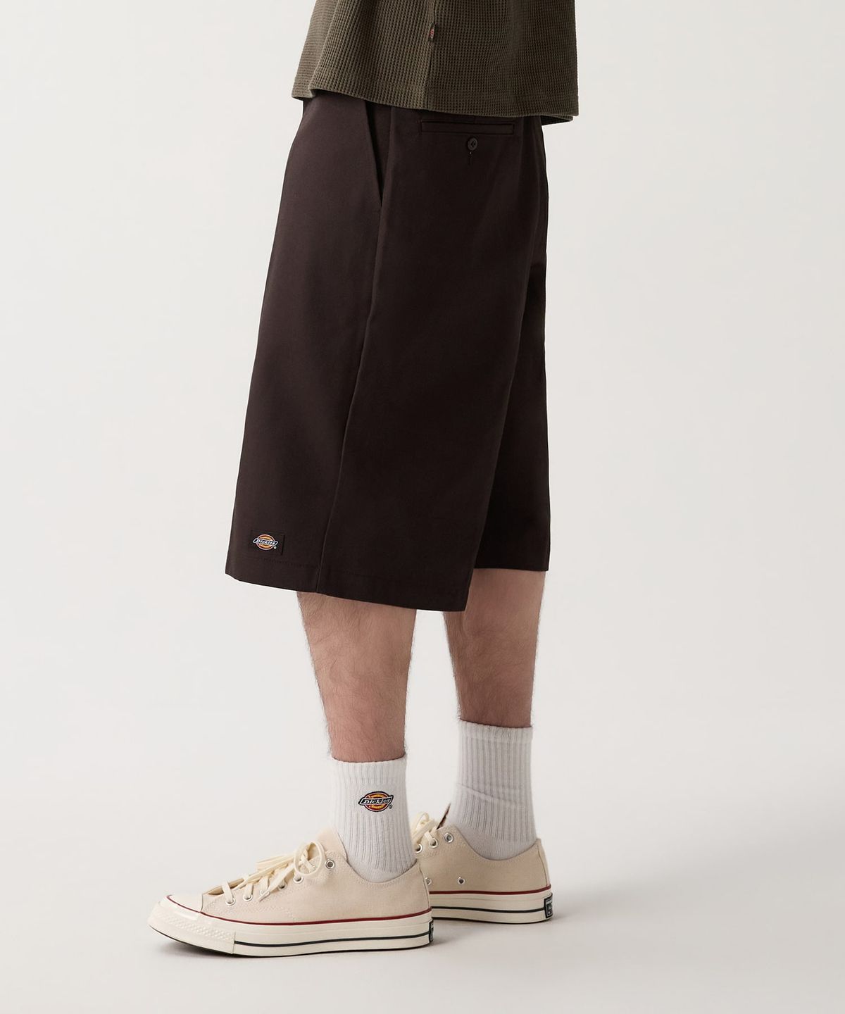 디키즈(DICKIES) 42283 루즈핏 워크쇼츠 Dark Brown