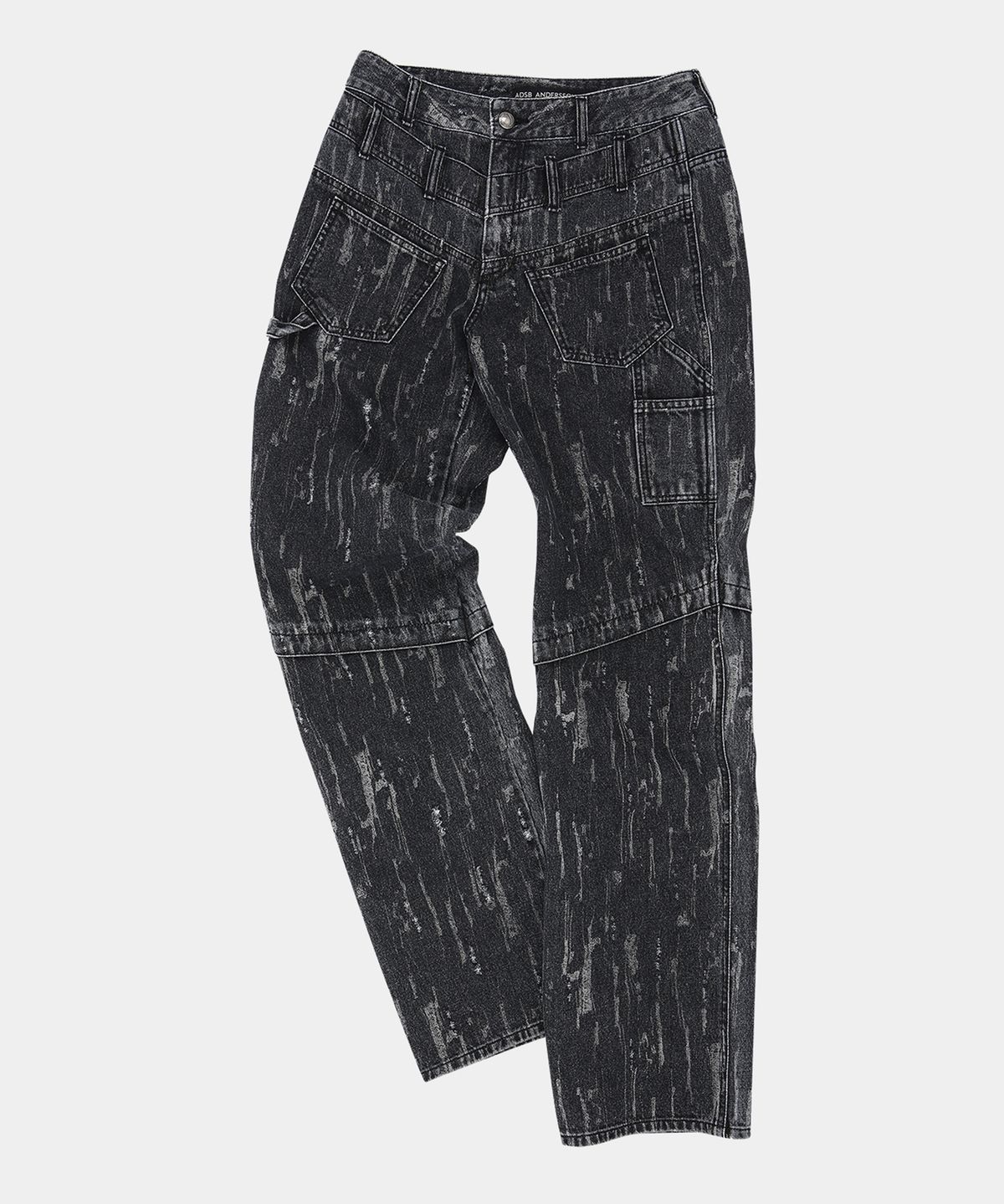 앤더슨벨(ADSB ANDERSSON BELL) 레이어드 와이드 레그 진 apa690m(BLACK)