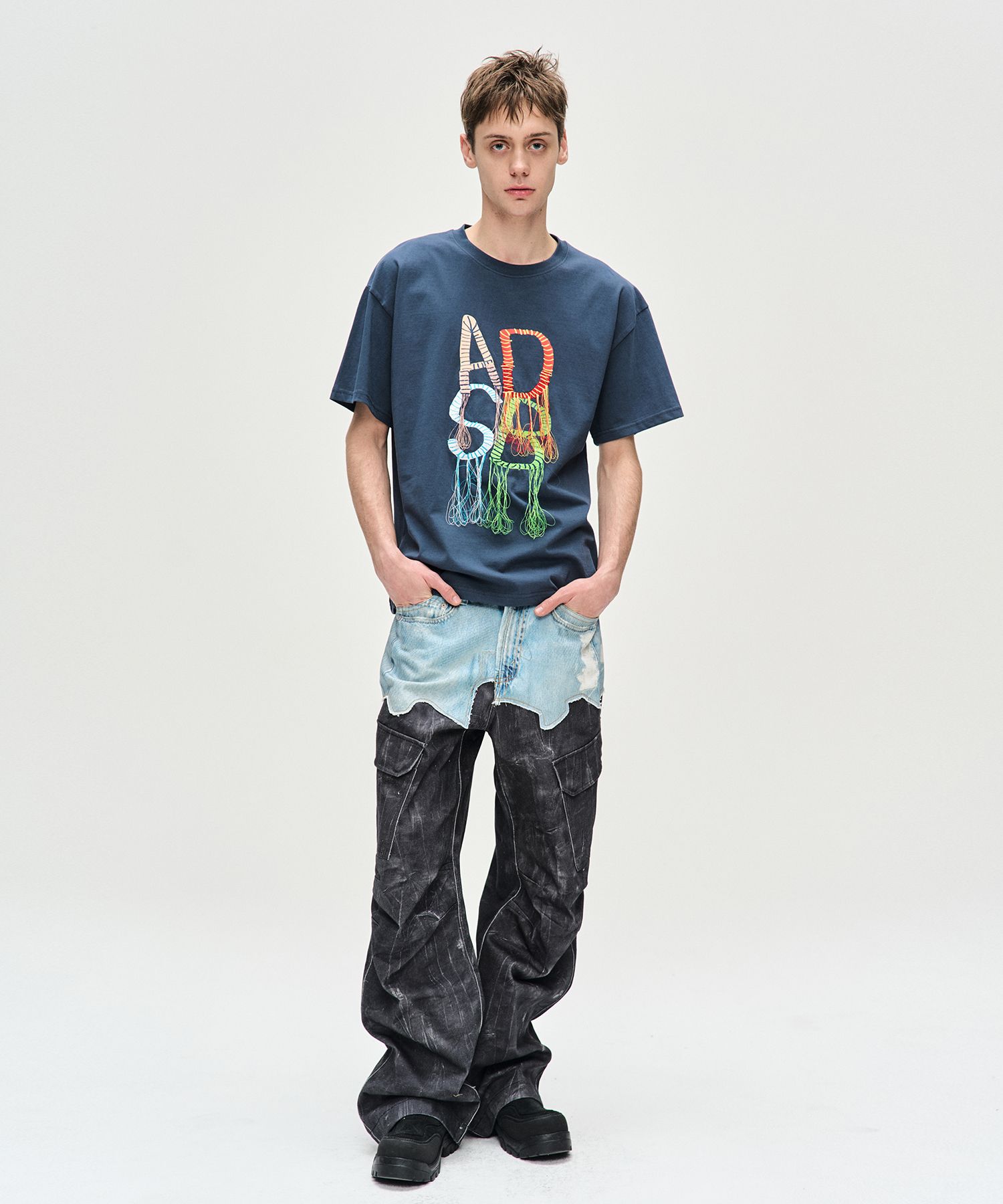■ANDERSSON BELL■ Essential Unisex ADSB Caterpillar T-Shirt MUSINSA | ANDERSSON BELL (Essential) Unisex ADSB Caterpillar