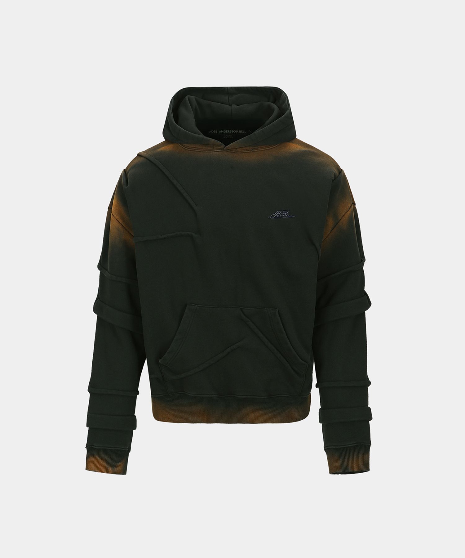 ★ANDERSSON BELL★ Madro gradient sweatshirt atb1081mGREEN A MUSINSA | ANDERSSON BELL Madro gradient hoodie atb1080m