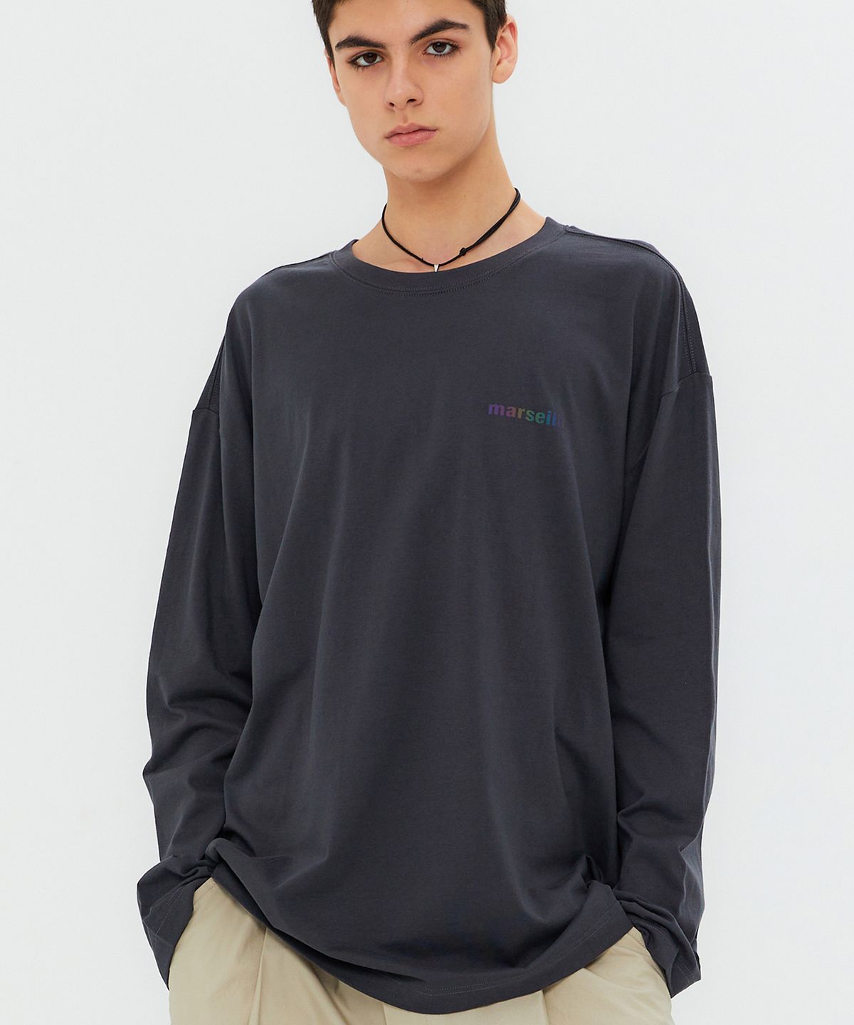 쿨트(KULTE) AURORA REFLECTIVE LS T-SHIRT GREY
