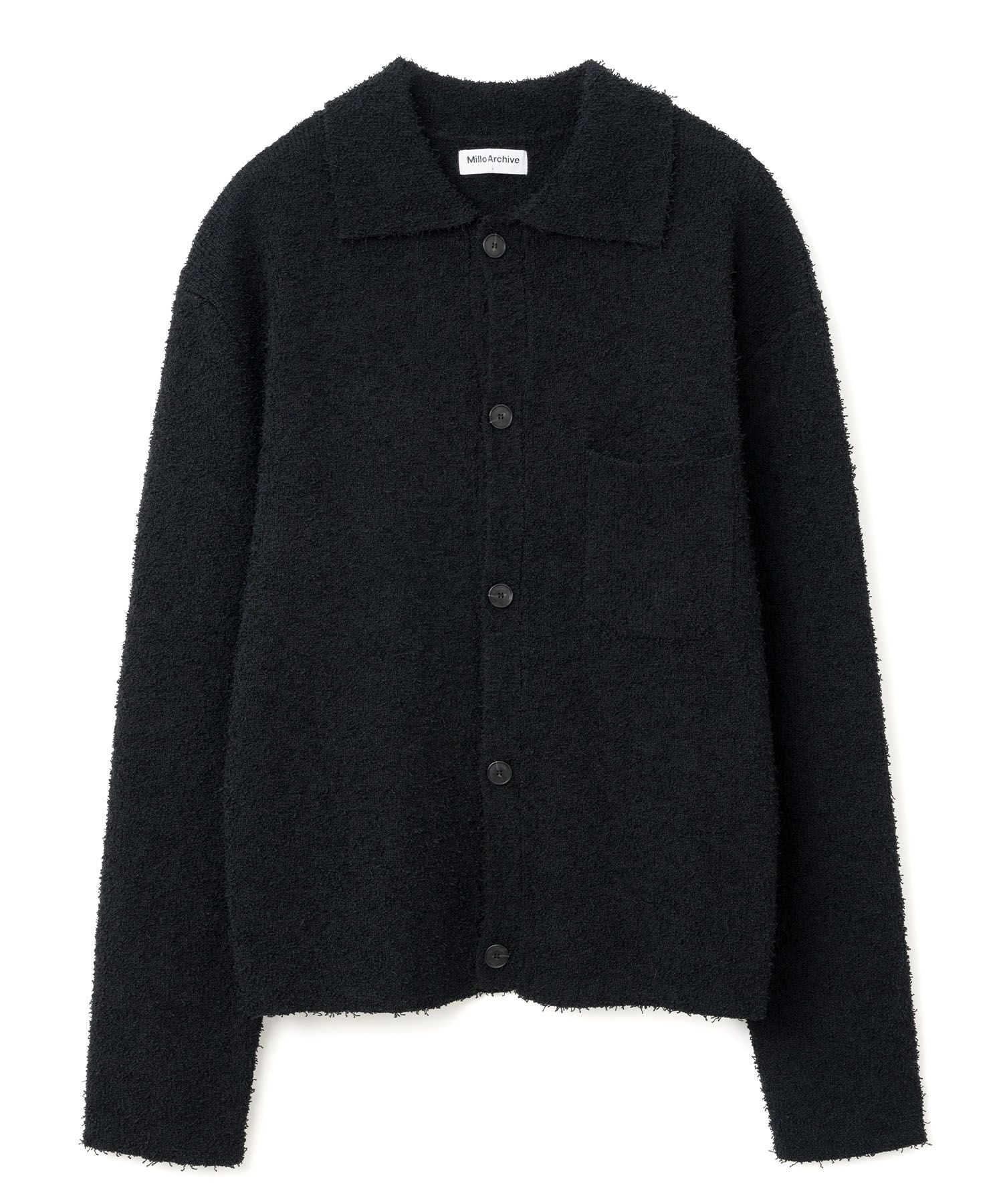 MUSINSA公式 | MILLO ARCHIVE Moss Knit Cardigan [Black]