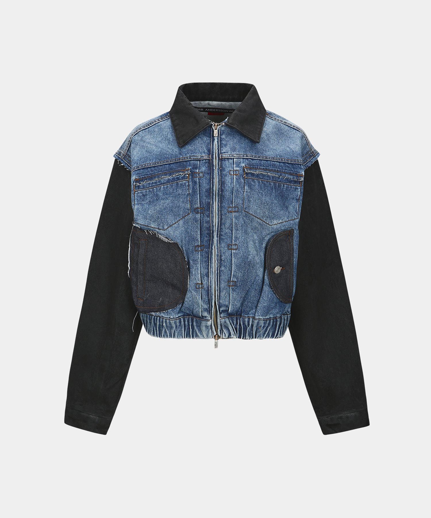 [ANDERSSON BELL]★JAMIE COATED DENIM BOMBER JACKET MUSINSA | ANDERSSON BELL FOR WOMEN Jamie Cotted Denim Bomber