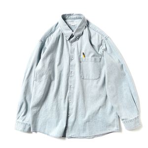 인디고 버튼다운-연청