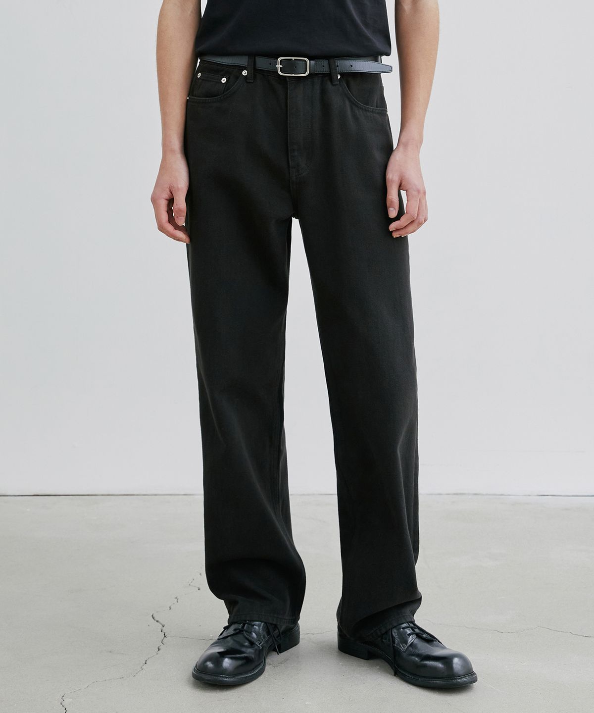브랜디드(BRANDED) 1790 DARK SHADOW JEANS [WIDE STRAIGHT]