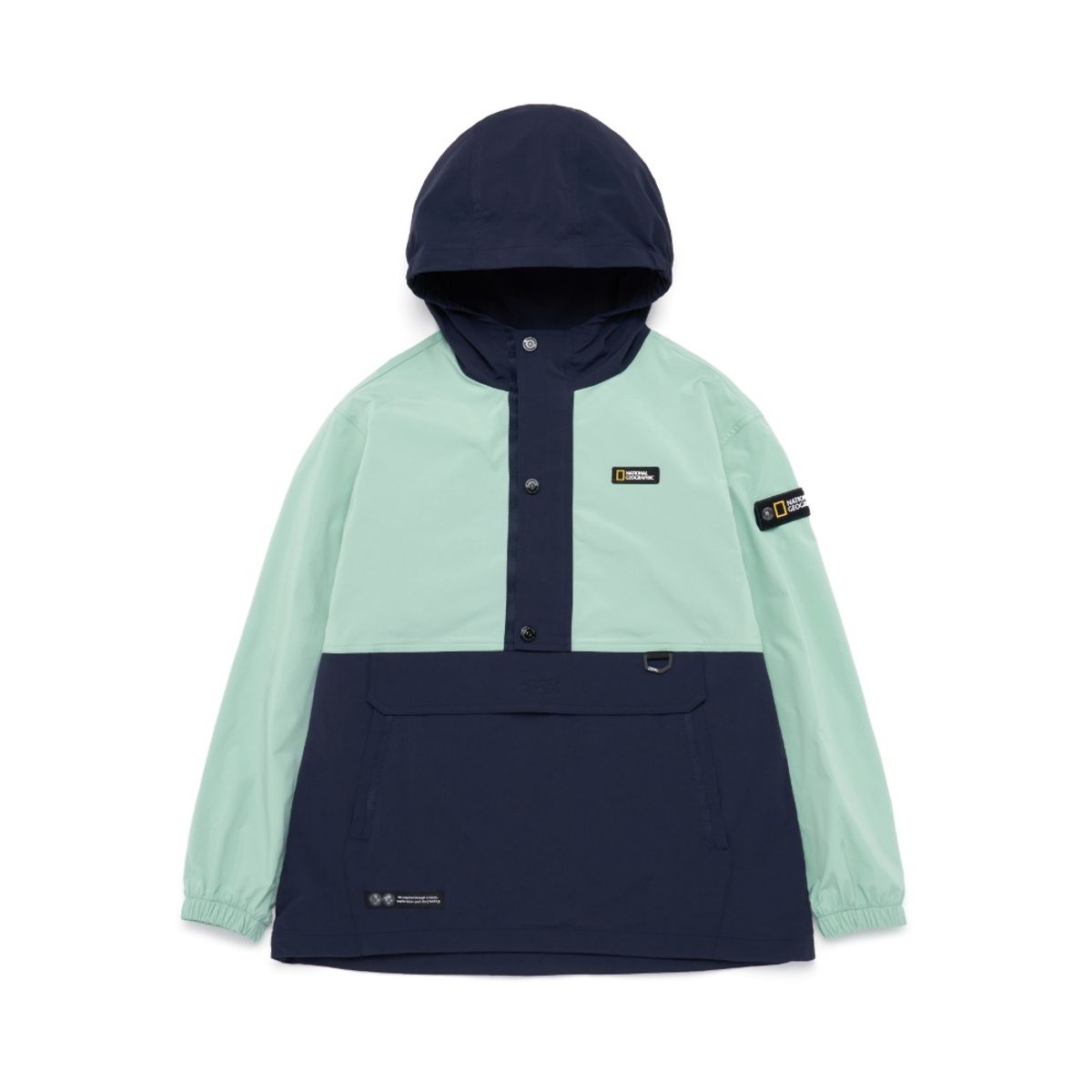 내셔널지오그래픽 키즈(NATIONAL GEOGRAPHIC KIDS) K221UFT950 아노락 후드 점퍼 NAVY