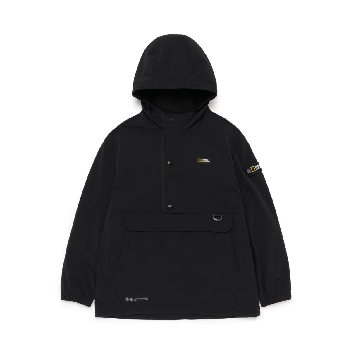 내셔널지오그래픽 키즈(NATIONAL GEOGRAPHIC KIDS) K221UFT950 아노락 후드 점퍼 CARBON BLACK